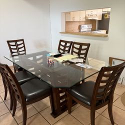 Dinner Table Six And 4 Chairs