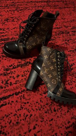 Louis Vuitton Monogram Star Trail Ankle Boots