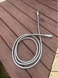 UNCO- Metal Garden Hose, 10 Feet Stainless Steel No Kink, Durable Flexible
