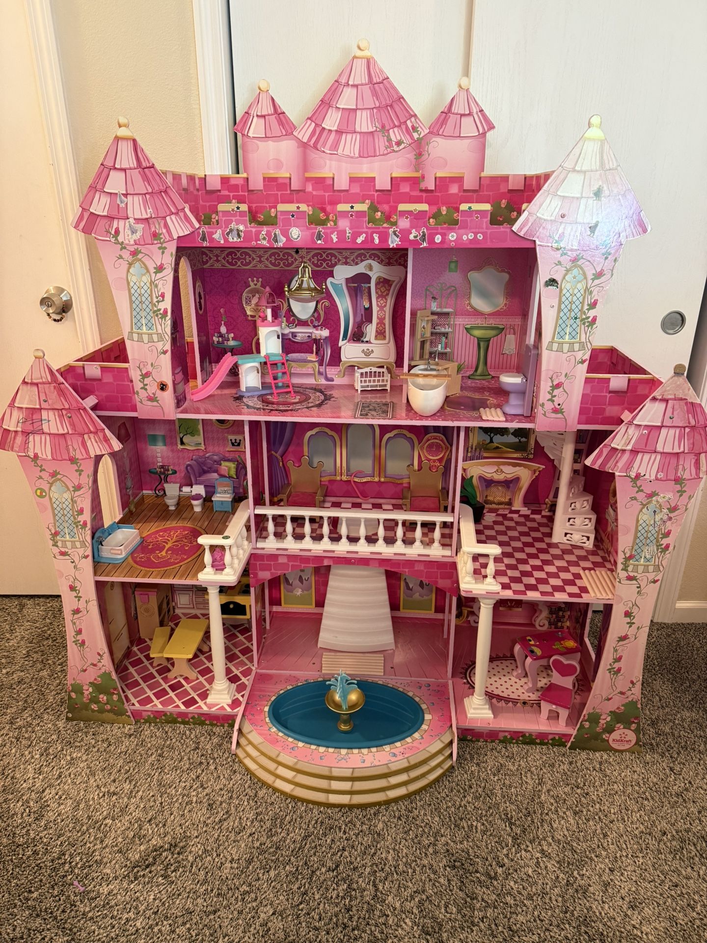 4 Level Wooden Doll House