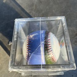 Windows XP Baseball In Display Case 