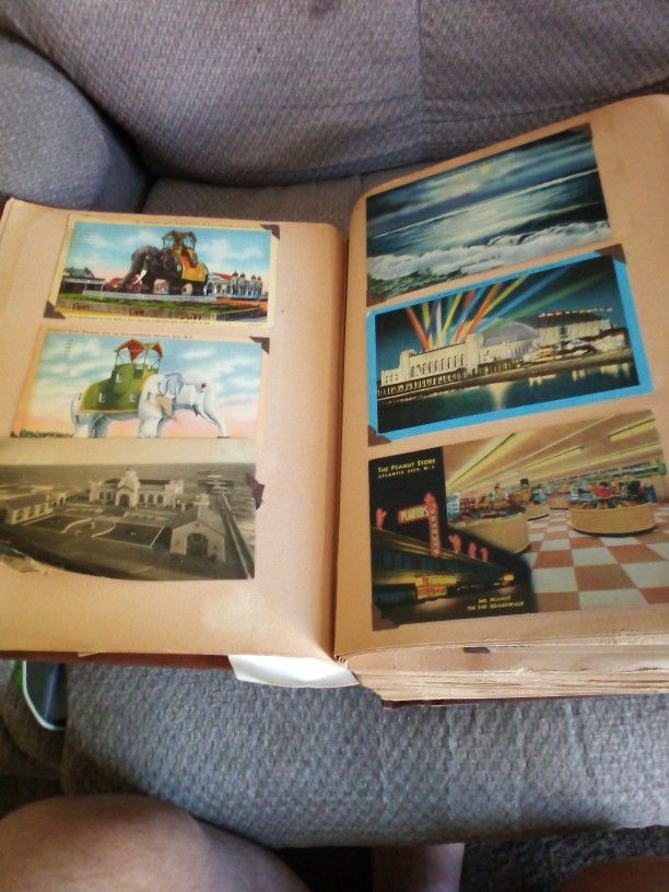 2 Albums Of Old Postcards