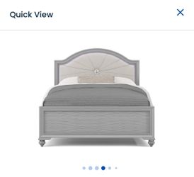 full sized beds and dresser