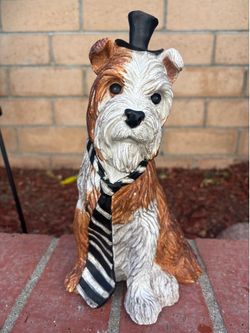 Garden Dog Resin Statue