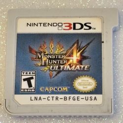 Monster Hunters 4 Ultimate 3DS 