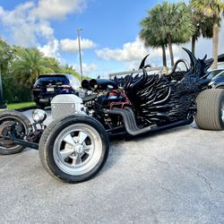 1923 FORD CHASSIS CUSTOM “RAT ROD” w/ 350 CHEVY BLOCK ENGINE