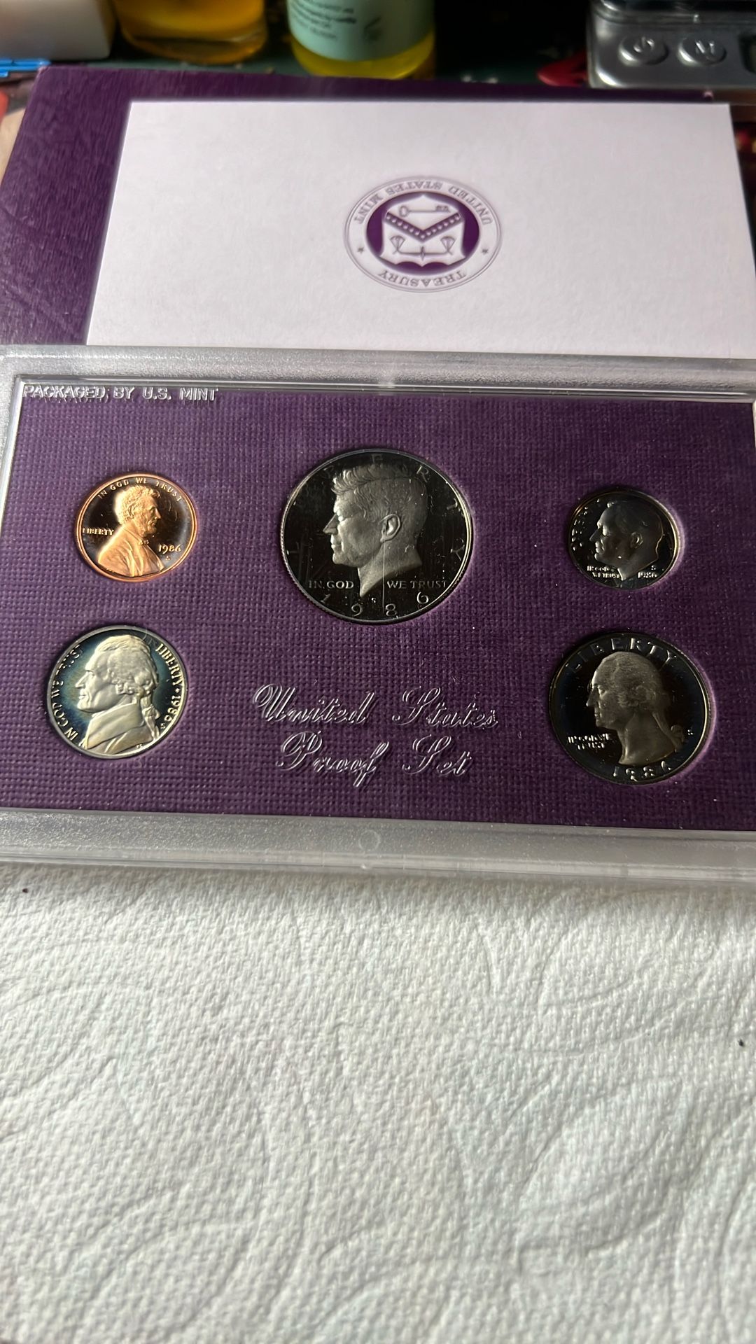 1986 PROOF COIN SETS