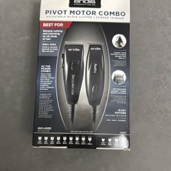 New Andis Pivot Motor Combo  Clippers , Shave, Hair Cuts - Pm-1/pmt-1