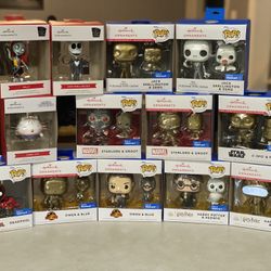Brand New Hallmark Funko Pop Ornaments