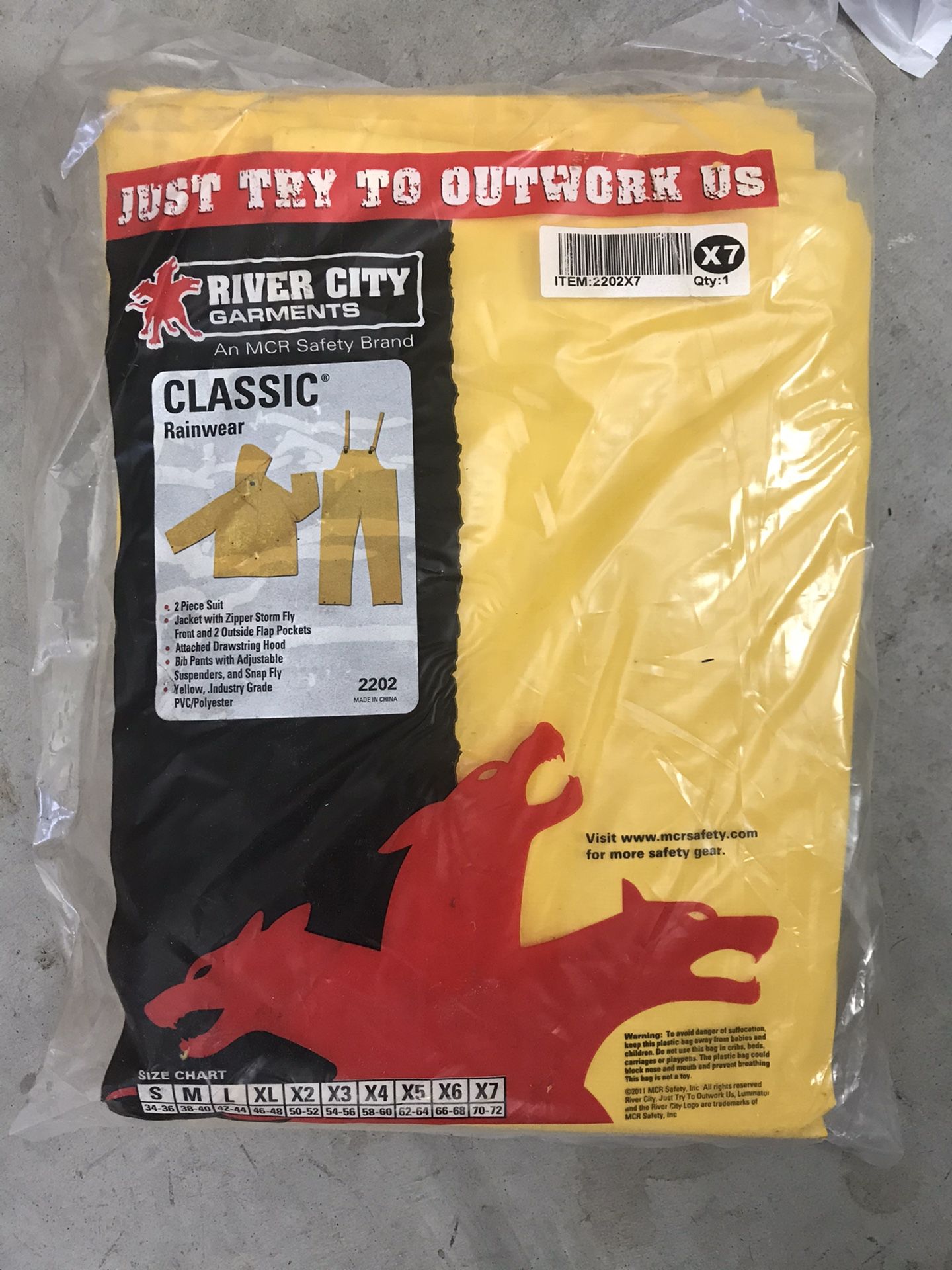 Rainwear 2 Piece Suit Jacket & Pants