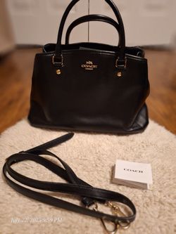 🖤 Black COACH leather Margot Purse (Authentic) 🖤