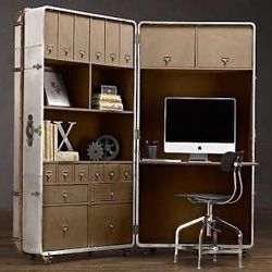 Restoration Hardware Steamer Trunk Desk