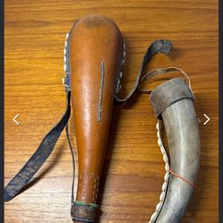 Authentic African Horn And Water Jug They Are Antiques 