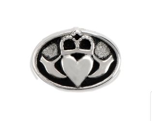 Origami Owl SILVER CLADDAGH CHARM