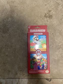 Nintendo Super Mario 3d Holo Coaster Set 