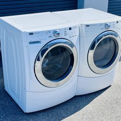 💪 Maytag Performance Front Load Washer Electric Dryer Set Heavy Duty FREE DROP OFF
