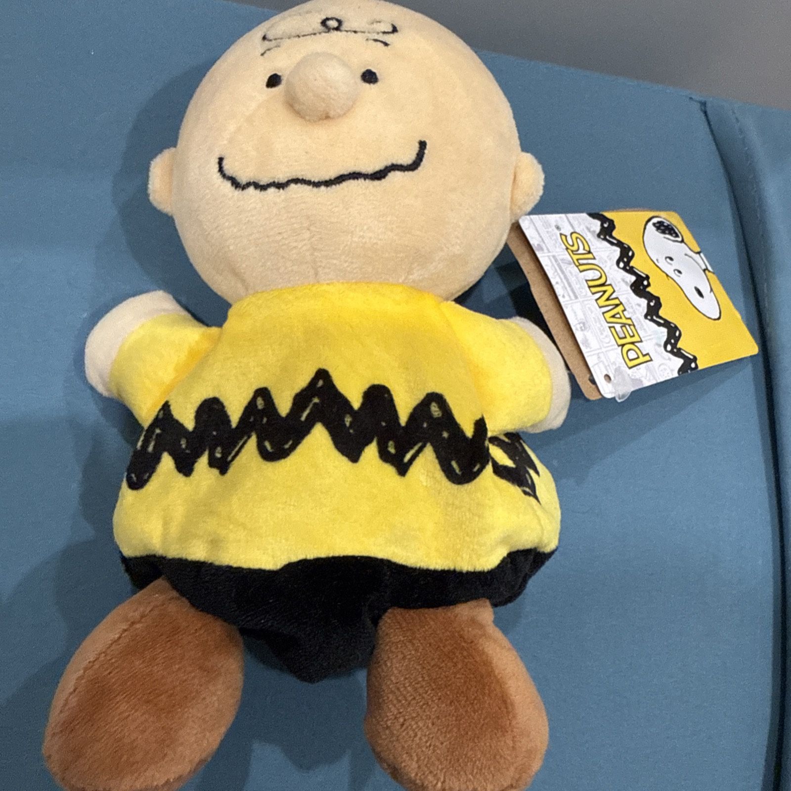 Aurora Peanuts Charlie Brown Palm Pets Plush Beanie Toy