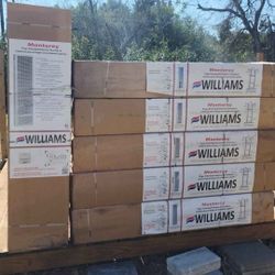 End of winter clearance:  (6) Williams 'Monterey' top-vented home furnaces.