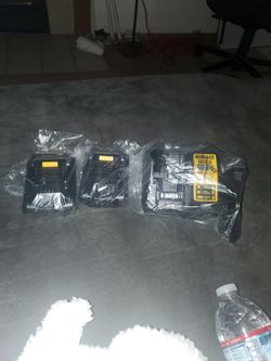 Dewalt batteries and charger