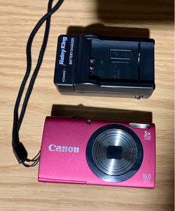Canon PowerShot A2300 HD Pink 16.0MP 5x Optical Zoom Digital Camera