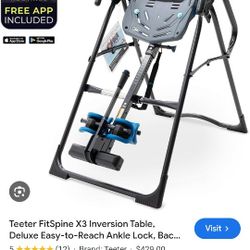 Teeter Fitspine X 3 Inversion Table 