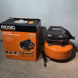 RIDGID AIR COMPRESSOR 6 GALLON 150PSI MAX