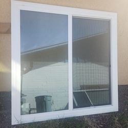 60 inch by 60 inch dual pane sliding window