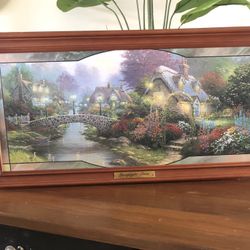 Thomas Kinkade Lamplight Bridge