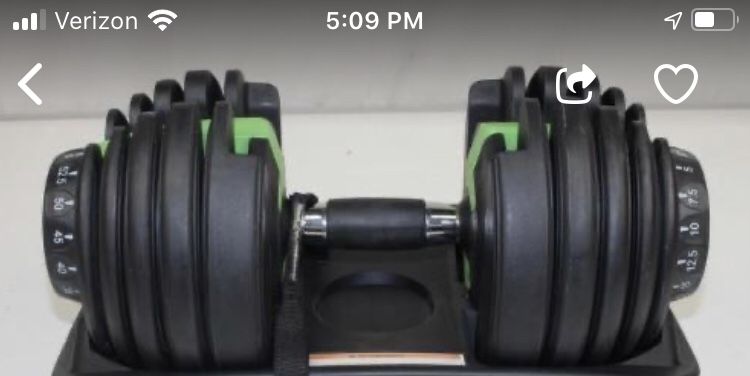 2-adjustable dumbbells. Brand New in the box!