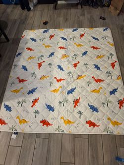 VivivibebearPas Dinosaur Play Mat 79" x 71" XL playmat