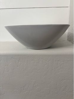White Serving Bowl