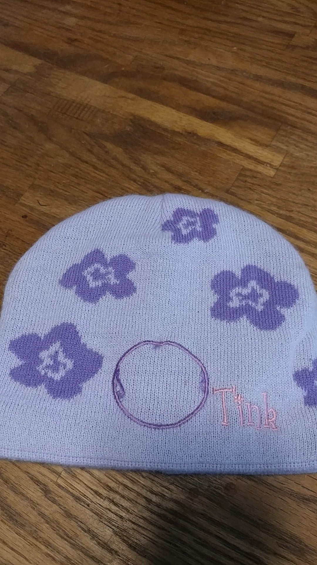 Toddler purple "Tink" hat