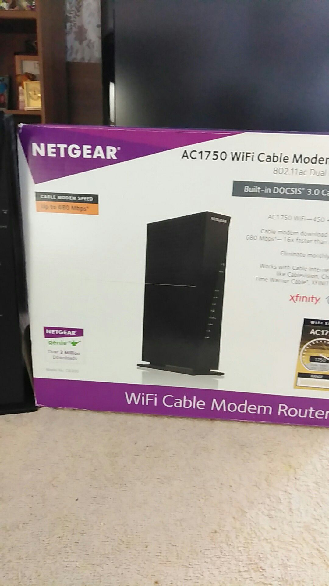Ac1750 Wi-Fi cable modem router