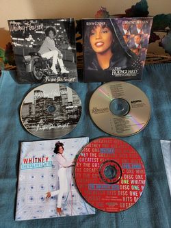 3 Whitney Houston CDs