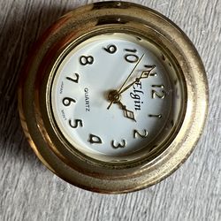 Elgin Mini Quartz Clock - Working w/ New Battery