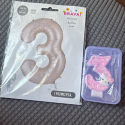 Balloon And Candle