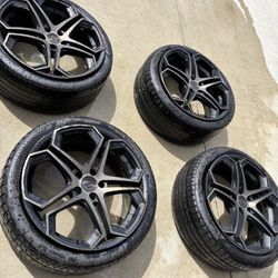 20 Inch Goose Rims Blk 