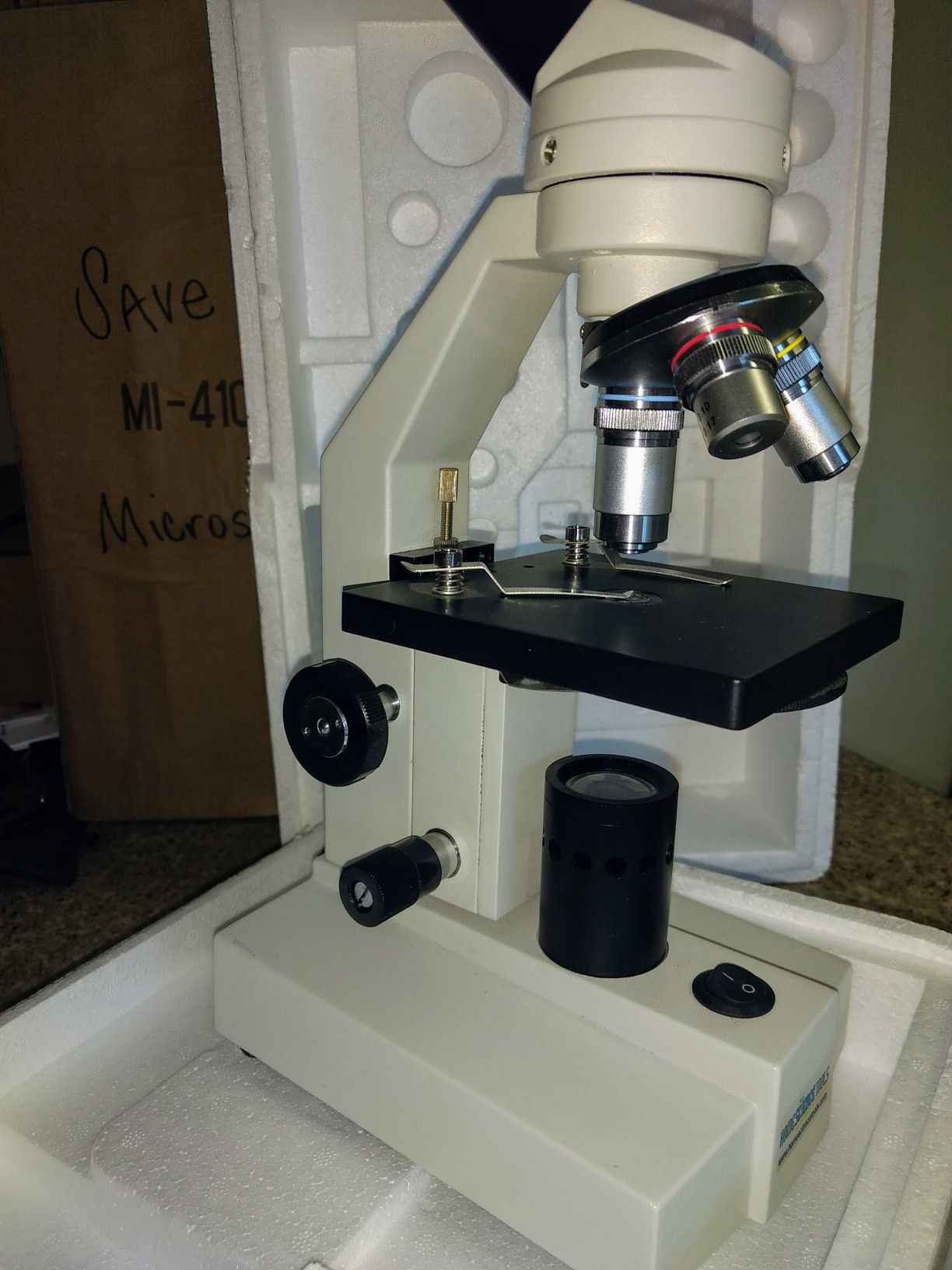 New Microscope & Dissection Kit, Brand New Home Science MI-4100 STD Microscope & hill Dissection kit