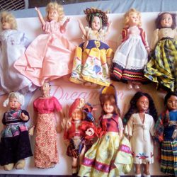 Bundle Of Rare Antique Unbranded Dolls