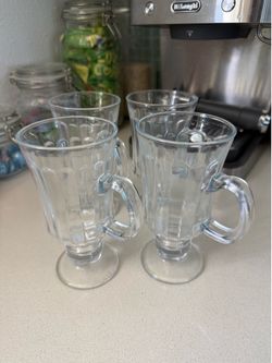 4 Irish Coffee Mugs