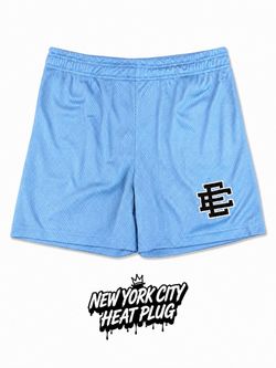 Eric Emanuel EE Mesh Shorts Light Blue Size L & XL