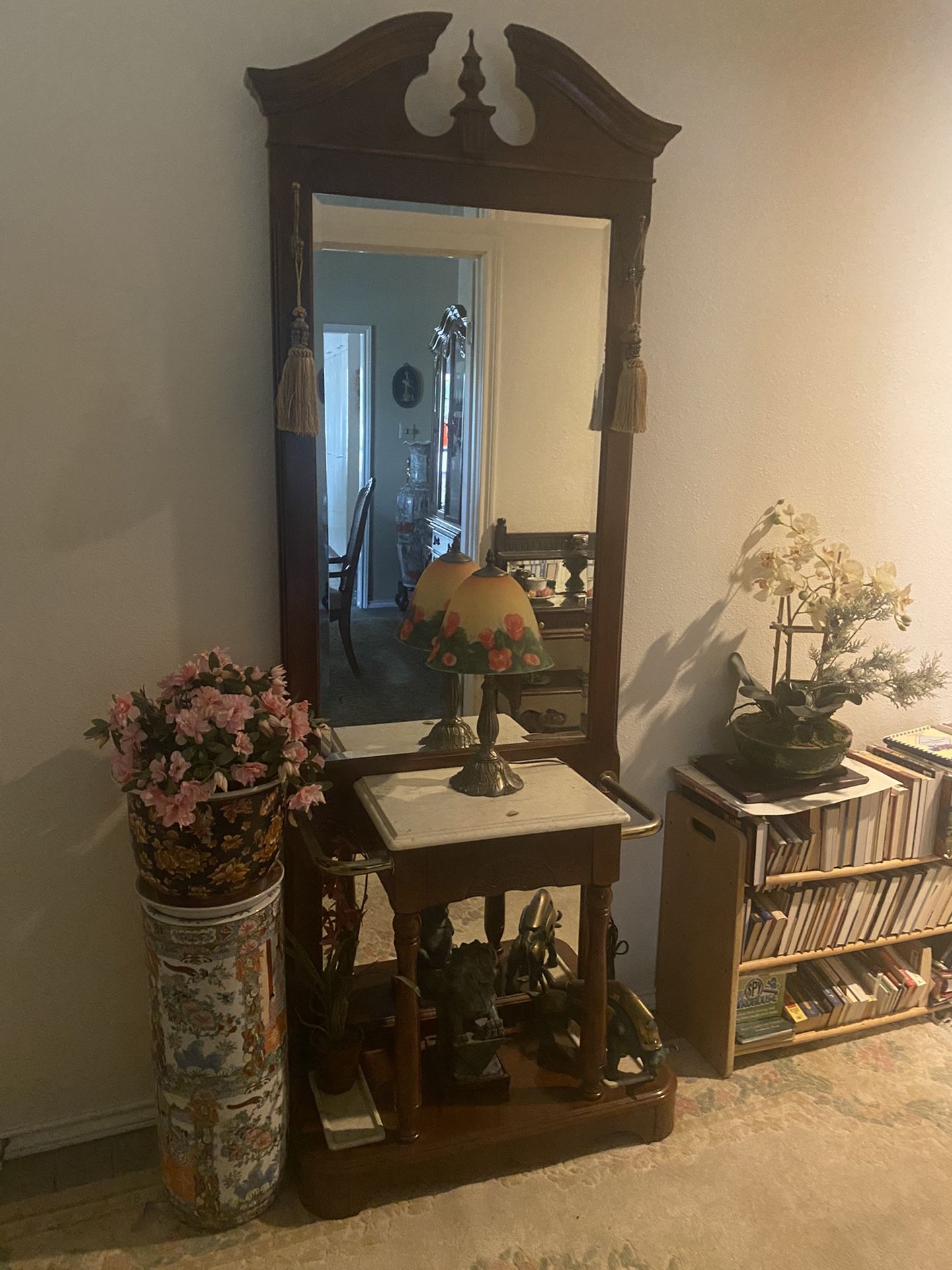 Hall Table And Mirror