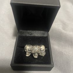 Custom Vintage Skull Ring