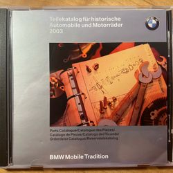 BMW parts catalogue (CD-ROM) 2003 Mobile Tradition CD **MINT**