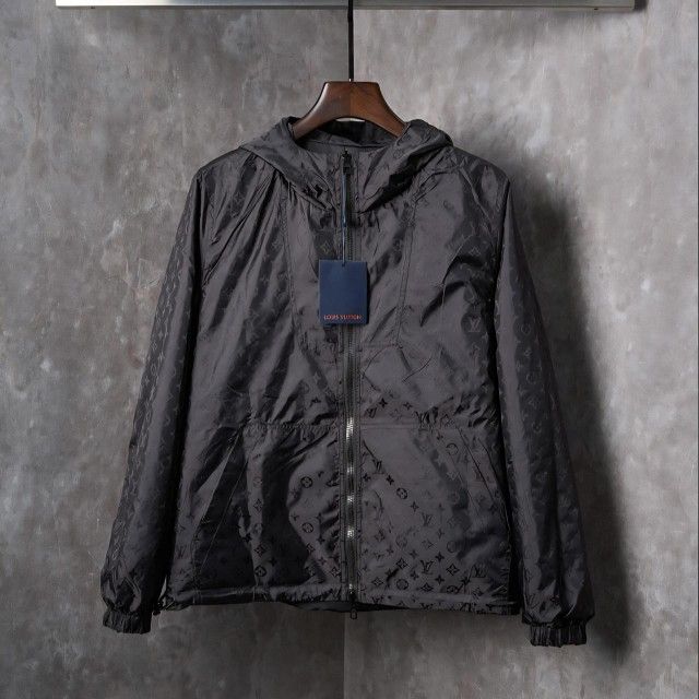 Black LV Reversible Jacket