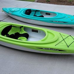 Two Pelican Brand Kayaks In Great Condition/Willing To Separate 