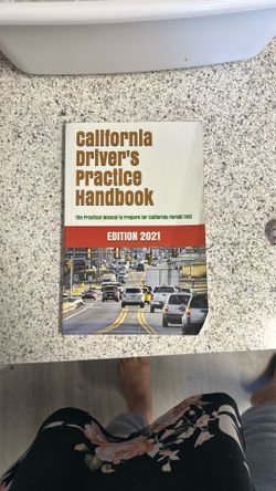 CALIFORNIA driver practice handbook