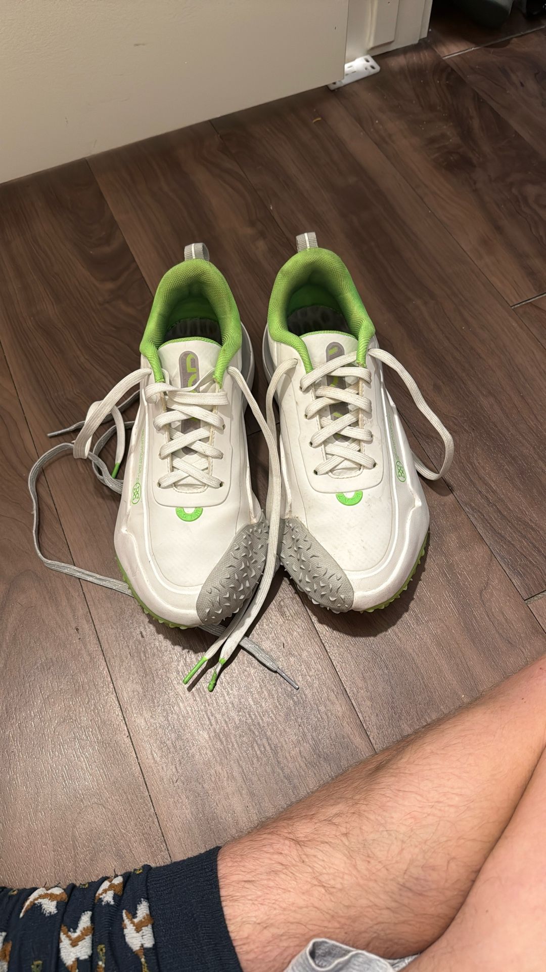 Gfore G/18 Spikeless Golf Shoes Nimbus/Gecko - SP25 Men - Size 9