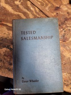 Classic book. Tested salesmanship.