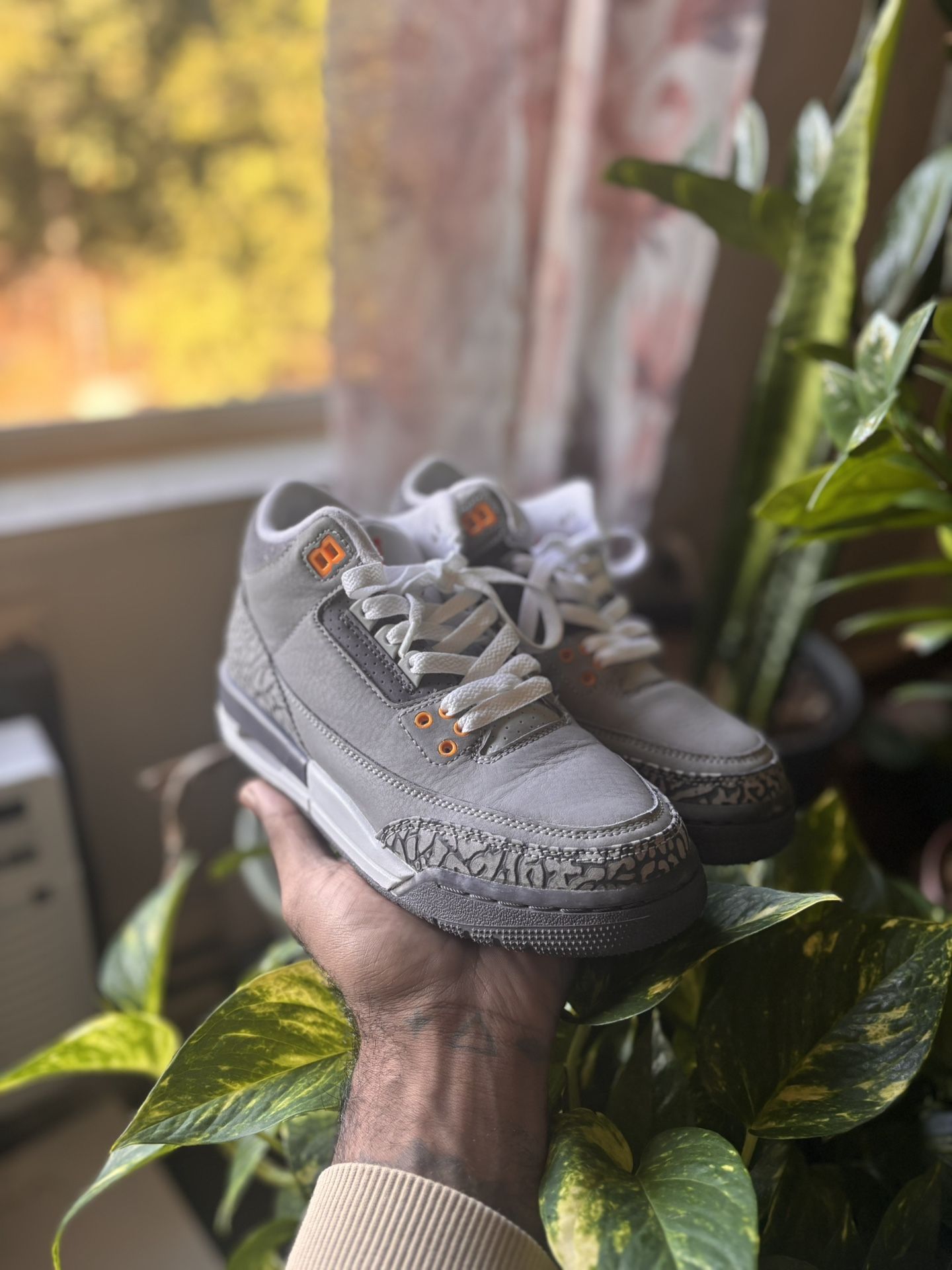 Air Jordan 3 Cool Grey Sz 4.5Y